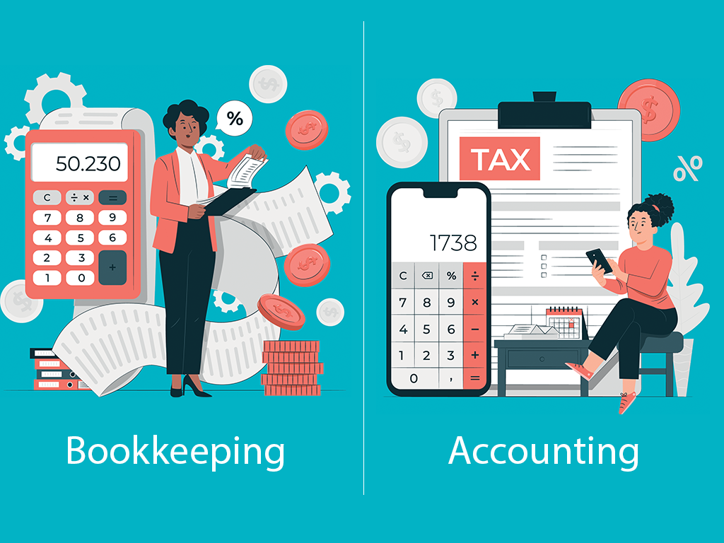 bookkeeping vs accounting difference